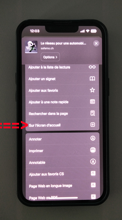 Iphone WebAppOn